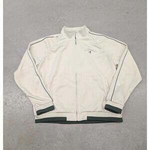 Awake New York Cream and Green Track Jacket